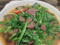 鹅血炒韭菜-陆记鹅庄·潮汕菜·狮头鹅(大仟里店)
