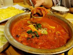 猪颈肉泡菜汤-金北顺大锅家(신사본점)
