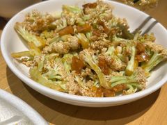 油渣有机花菜-关东小磨东北菜(上海长风大悦城店)