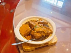 砂锅老汤煨豆腐-天毓山庄·餐厅