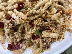 干炸茶树菇-老四川平头酸菜鱼(衙前店)