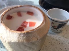 木瓜雪蛤椰子冻-烹然四季椰子鸡火锅(团结湖总店)