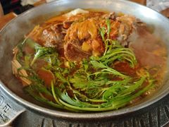 土豆排骨火锅小份-喇喇排骨火锅·传统韩式脊骨汤(望京西园总店)