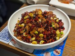 豉椒炒嫩滑鸡丁-小大董·烤鸭(王府井apm店)