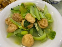 芥菜浸豆腐-辉记虾塘海鲜农庄