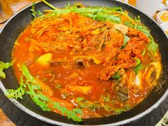 土豆排骨火锅-喇喇排骨火锅·传统韩式脊骨汤(望京西园总店)