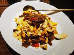 酱牛肉炒蛋-汤家茗苑·精致私房菜(白沙店)