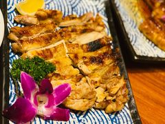 秘制柠檬汁烤鸡肉-大吉鲜鱼料理自慢(维也纳大厦店)