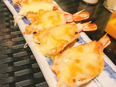 芝士开背虾-大渔铁板烧(花园道店)