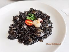 鲜墨鱼蛤蜊烩饭-IL Forno 意坊·意大利餐厅(花园店)