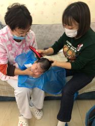 点击看大图 -慧婴轩婴儿理胎发胎毛笔胎毛画手足印(通州店)
