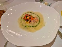 煎龙虾配玉米佐椰子青柠酱-Jean Georges