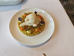 罗氏虾清汤配米饭-Le Comptoir de Pierre Gagnaire