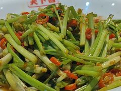 豆鼓辣椒炒水芹菜-天下客饭店(中山路店)