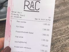 账单-RAC BAR(安福路店)