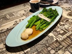 油淋脆菜心-绿茶餐厅(海岸城店)