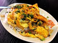 猪颈肉蛋包饭-新记餐厅(香槟大厦店)