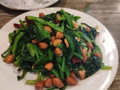 果仁菠菜-玫瑰红烤羊排(北新桥三条店)