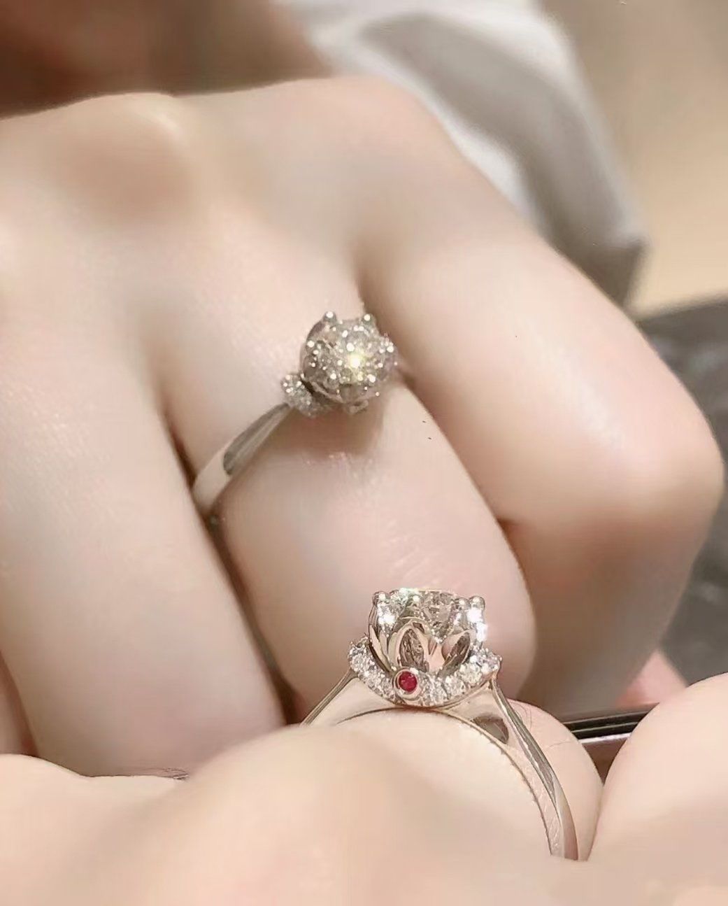 i do真爱加冕公主钻戒💍