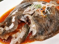 清蒸多宝鱼-勺园中餐厅