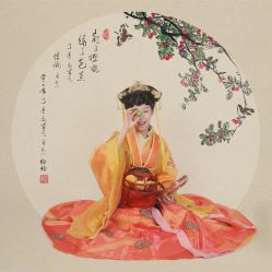 -后宫·古装汉服京剧儿童亲子全家福摄影