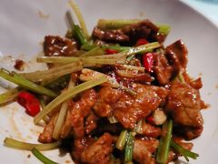 小炒黄牛肉-雲蜀龙阁·金牌水煮鱼(方庄店)