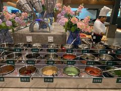 自助调料区-皇家园林酒店