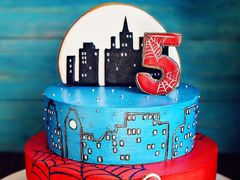 -咖咖熊蛋糕定制·蓝风车动物奶油