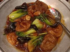 时蔬双冬面筋煲-老正兴菜馆(福州路店)