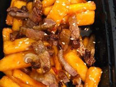 -东来菜馆•手抓海鲜家常菜•海鲜锅贴(鸽子窝店)