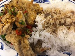 椒盐鸡扒饭-玫瑰苑烧腊饭店