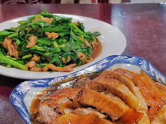 韭菜爆鸭丝-余杨鸭鸭餐厅