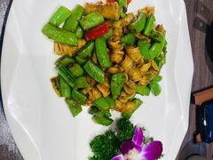 椒香炒雁鹅唇-周锦记广式餐厅(格林生活坊2期店)