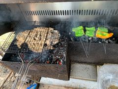 烤虹鳟鱼-途肴·老农饭庄(百里峡店)