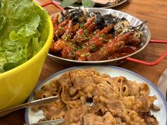 -明洞阿姨·韩式酱蟹烤肉·创意料理(三元桥店)