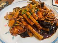 毛蟹炒年糕-老苏州芳和园茶酒楼  传统苏帮菜(观前店)