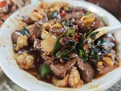 猪肠血-铁炉农家菜馆