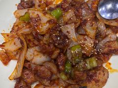 辣炒五花肉-贤花饭店(城阳店)