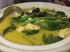 土鸡蛋煮菜心-楚禾宴·家宴(光谷大道店)