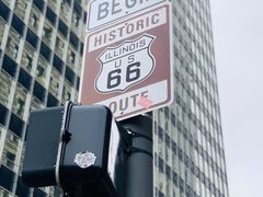 -66号公路起点牌