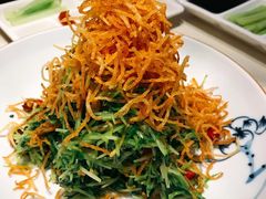巧拌豆苗-四季民福烤鸭店(王府井灯市口店)