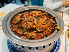 山茶油鹿茸菌焖子公鸡-领头羊·西部烧烤·特色菜(北新桥店)