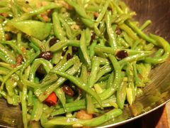 干锅扁豆丝-绿茶餐厅(崇文门新世界店)