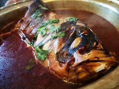 酱炖鱼头-燕北云山·农家菜·灶台鱼(密云溪翁庄店)