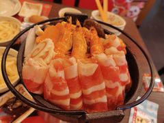 豪华海鲜肥牛泡菜锅-仙隐小鹿中華の日料(荣民龙首广场店)
