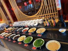 自助调料区-老版火锅(半坡店)