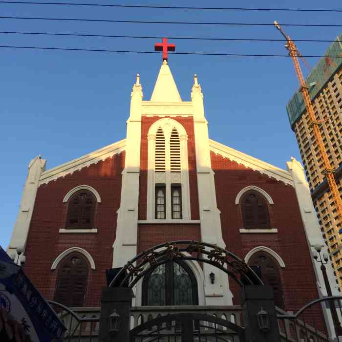 基督教竹树堂-"基督教竹树堂位于中山路步行街,中华城后面.