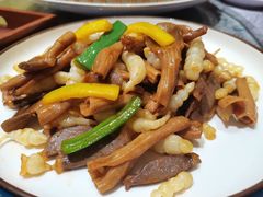 宝塔菜炒鹅肾顶-轩记海鲜餐厅·四十五年老字号·经典粤菜(西区彩虹店)