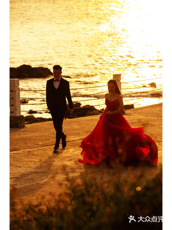 无法拒绝的红纱婚纱照️唯美却又不失高级感