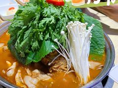 辣白菜脊骨火锅-韩香福脊骨汤锅(上杭路店)